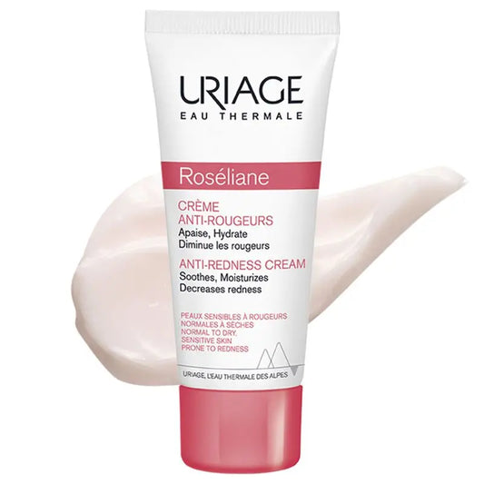 Uriage Roséliane Crema Anti-Rojeces Piel Sensible, Con Rojeces, Rosácea E Hiperreactiva  , 40 ml