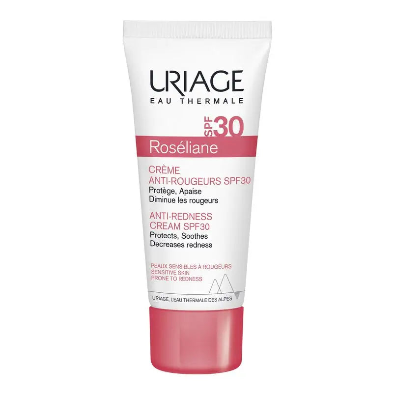 Uriage Roséliane Crema Anti-Rojeces Spf30 Piel Sensible, Con Rojeces, Rosácea E Hiperreactiva , 40 ml