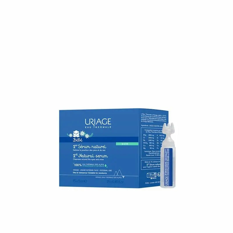 Uriage Suero Fisiológico Monodosis , 5x15 ml