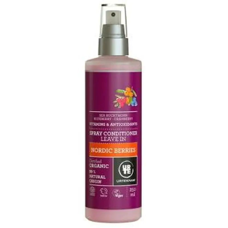 Urtekram Acondicionador Frutos Rojos Spray 250Ml. Eco Vegan 