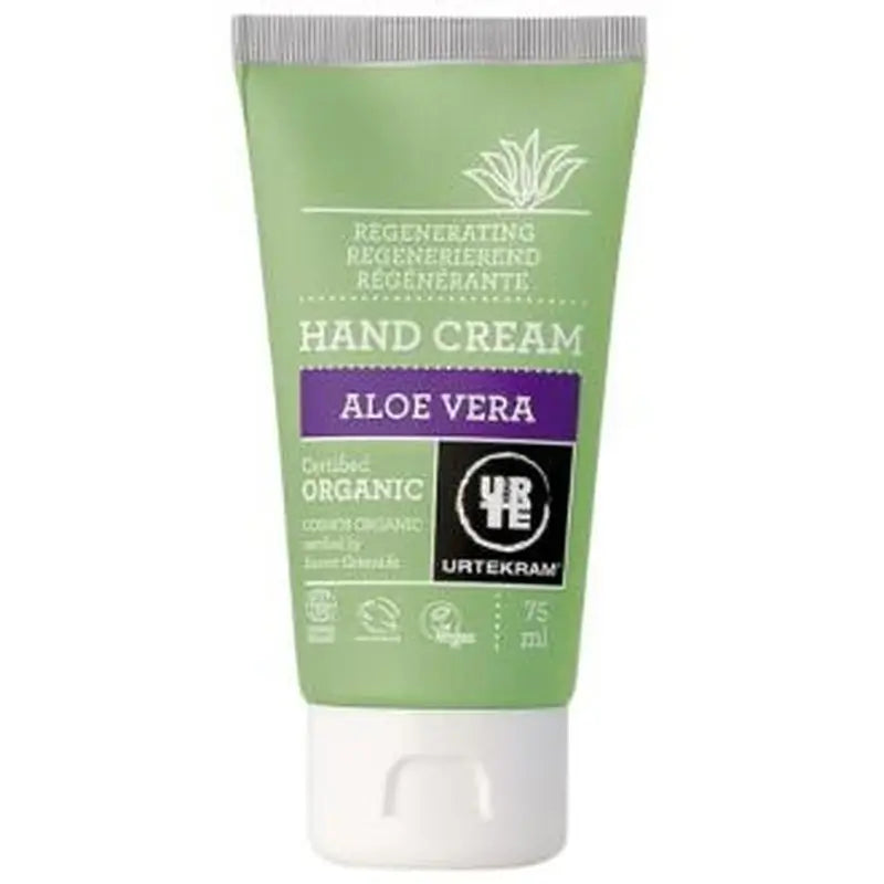 Urtekram Crema De Manos Aloe Vera 75Ml. Eco Vegan 