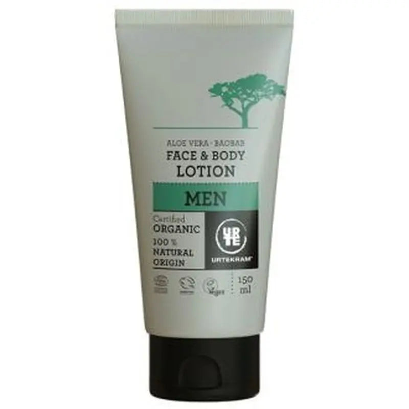 Urtekram Locion Facial Aloe-Baobab Men 150Ml. Eco Vegan 