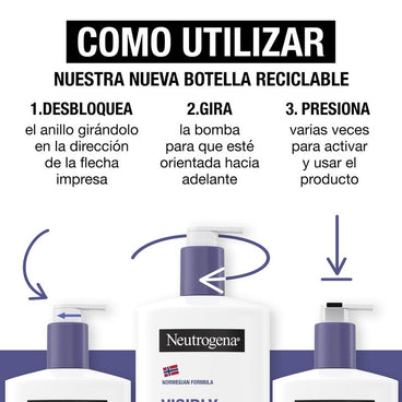 Neutrogena Pack Fórmula Noruega Loción Visiblemente Reafirmante, 2 X 750 Ml