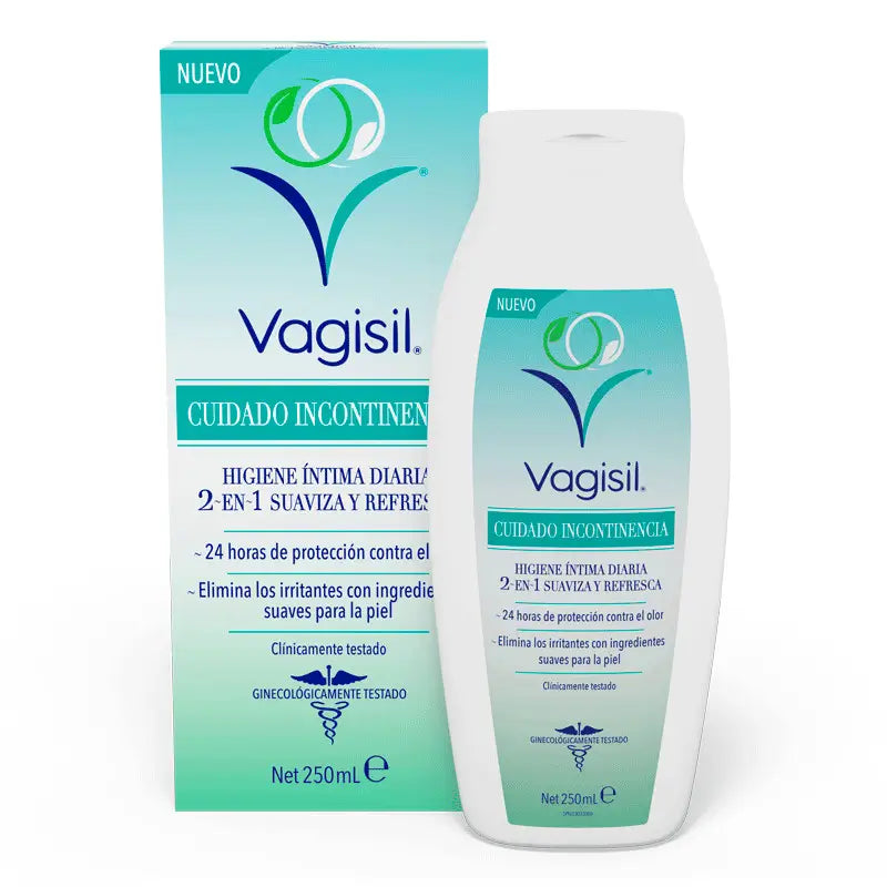 Vagisil Cuidado Incontinencia Higiene Íntima 2 En 1 250 ml