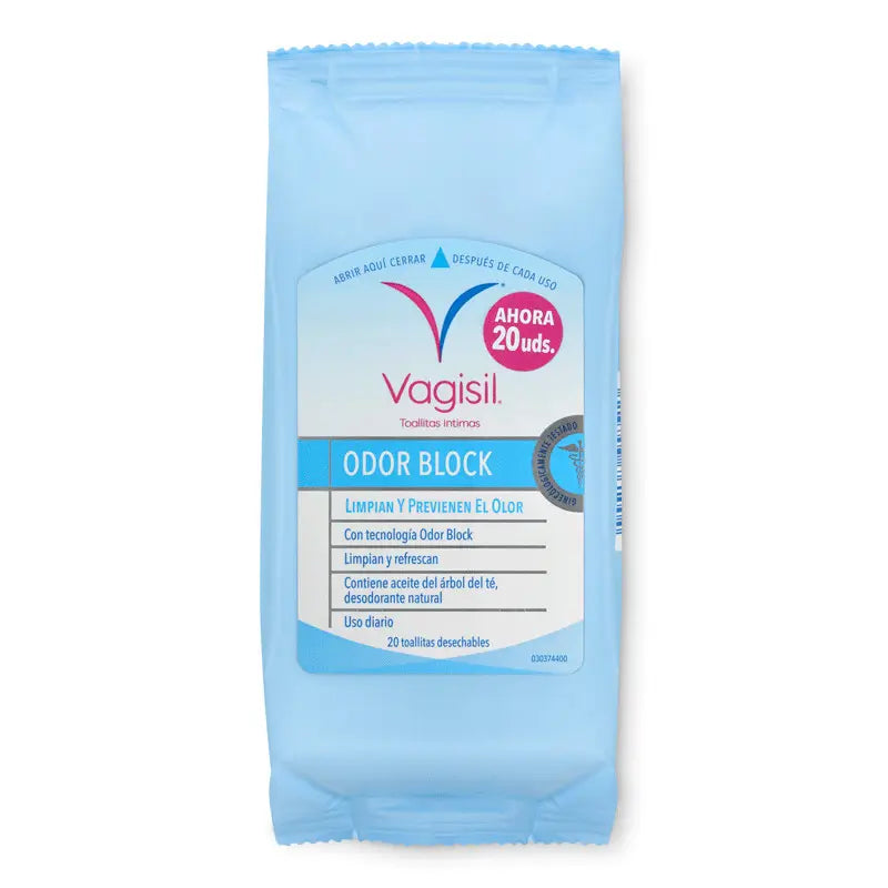 Vagisil Toallitas Intimas Odor Block