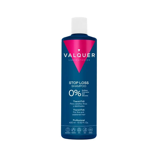 Valquer Hair Care Champu Anticaida, Stop Loss, 400 ml