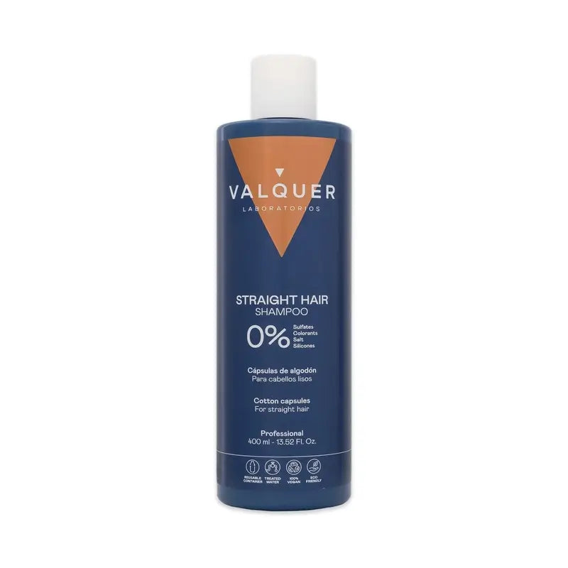 Valquer Hair Care Champu Cabellos Lisos, 400 ml