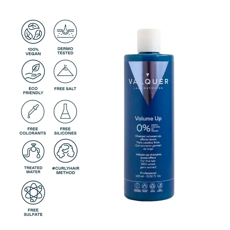 Valquer Hair Care Champu Extra Volumen, 400 ml