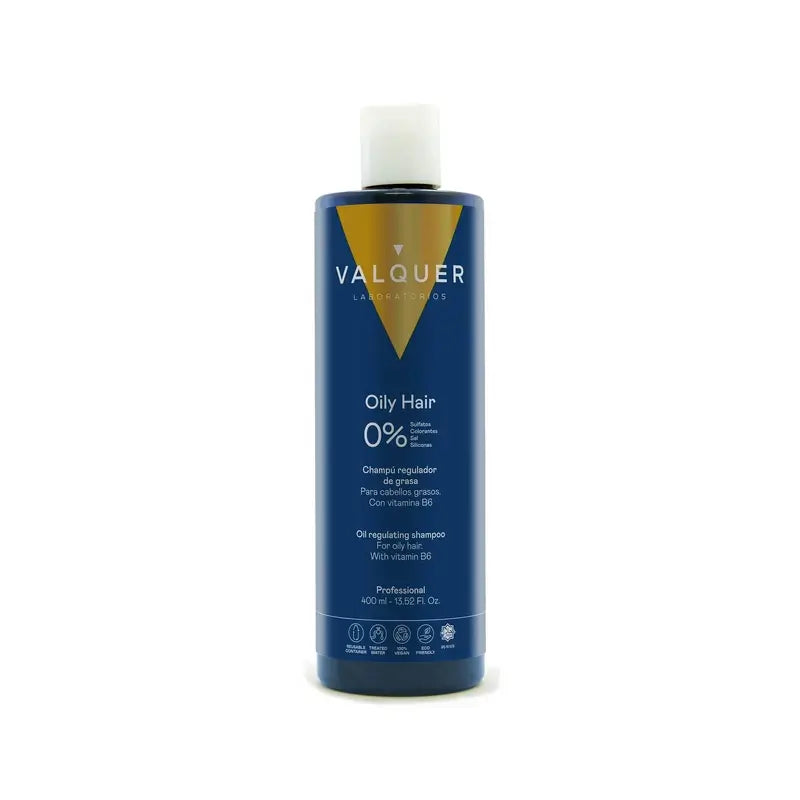 Valquer Hair Care Champu Regulador De Grasa, 400 ml