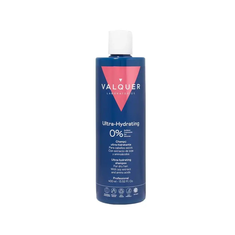 Valquer Hair Care Champu Ultrahidratante, Cabellos Secos, 400 ml