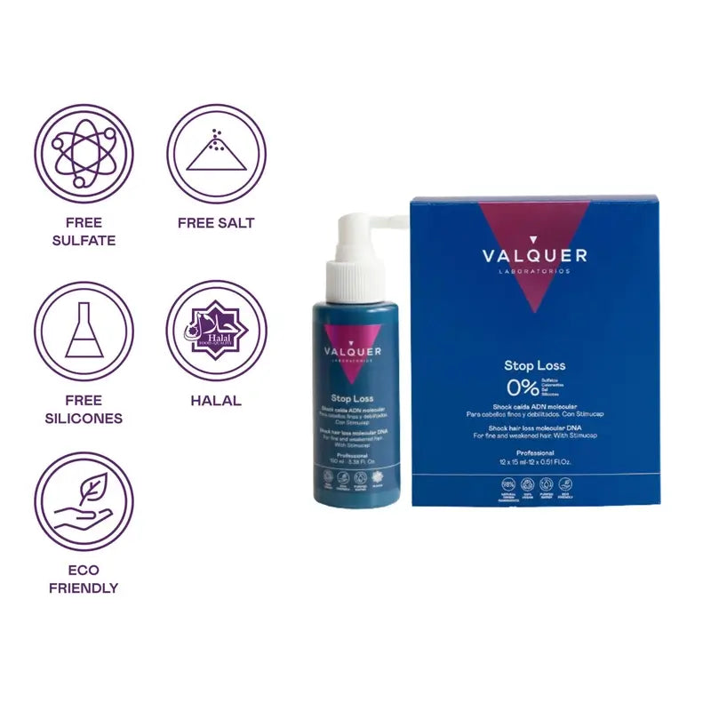 Valquer Hair Care Shock Caida Adn Molecular, 100 ml