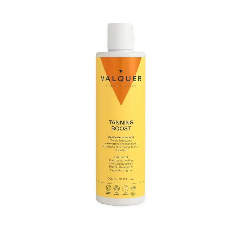 Valquer Sunscreen Emulsión Hidratante Activadora Del Bronceado, 300 ml