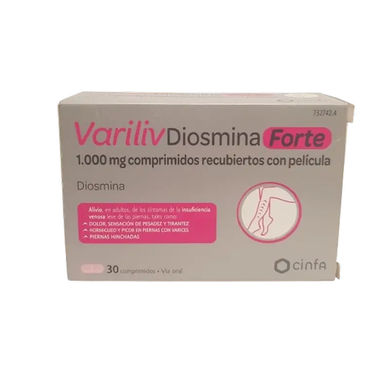 Variliv  Diosmina , 1000 mg 30 comprimidos recubiertos