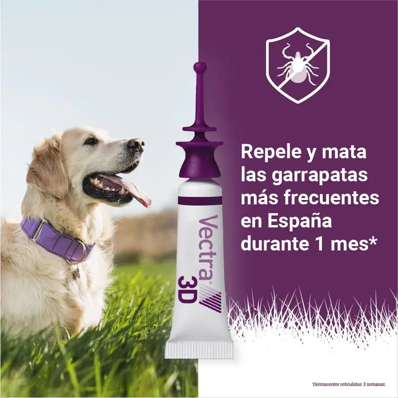 Vectra 3D Perro 10-25 kg 3 Pipetas