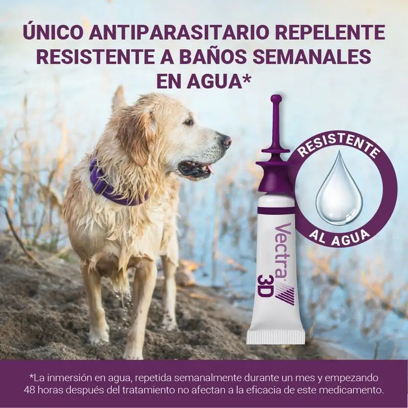 Vectra 3D Perro 10-25 kg 3 Pipetas