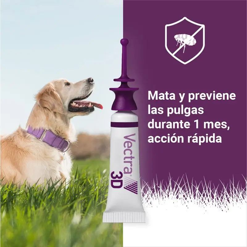 Vectra 3D Perro 10-25 kg 3 Pipetas