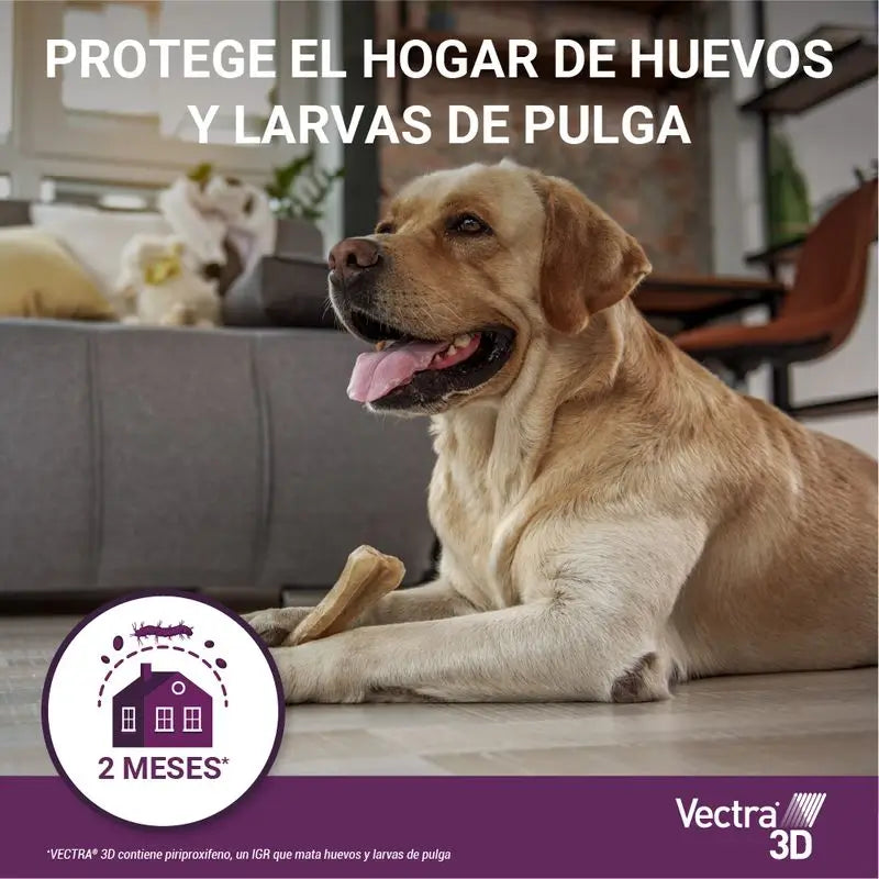 Vectra 3D Perro +40 kg, 3 Pipetas