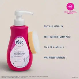 Veet Crema Depilatoria Ducha Piel Sensible 400 ml