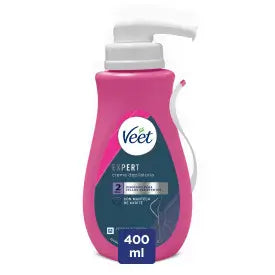 Veet Expert Crema Depilatoria Mujer Cuerpo y Piernas, 400 ml