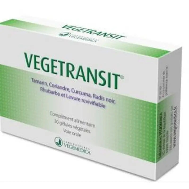 Vegemedica Vegetransit 30V Cápsulas 