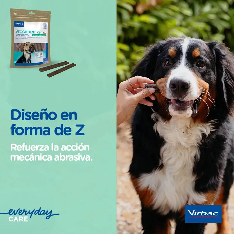 Virbac Veggiedent Zen S, Snack Dental Para Perros Raza Pequeña