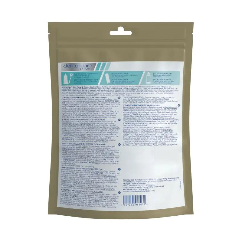 Virbac Veggiedent Zen Xs -5 Kg, snack para perros