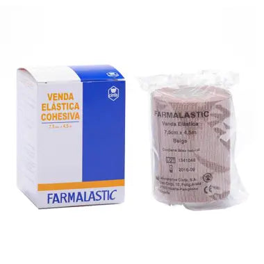 Farmalastic Venda Elastica Cohesiva Beige 4,5 M