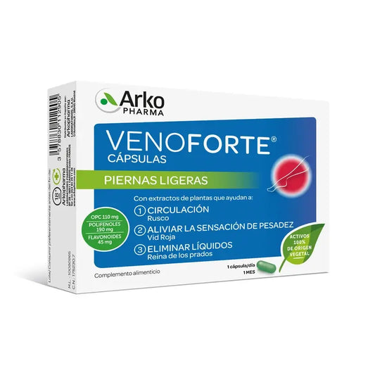 Venoforte 30 Cápsulas Arkopharma