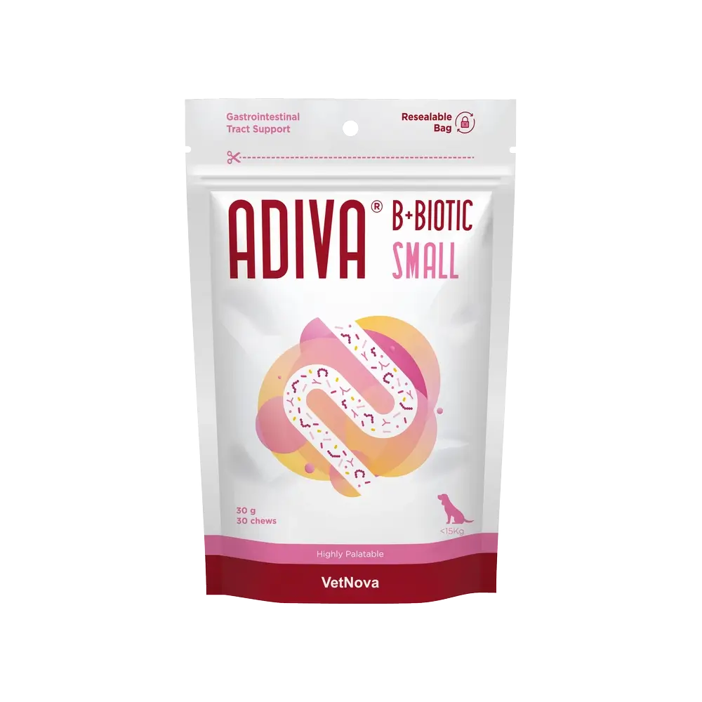 Vetnova Adiva B+Biotic Small, 30 Chews