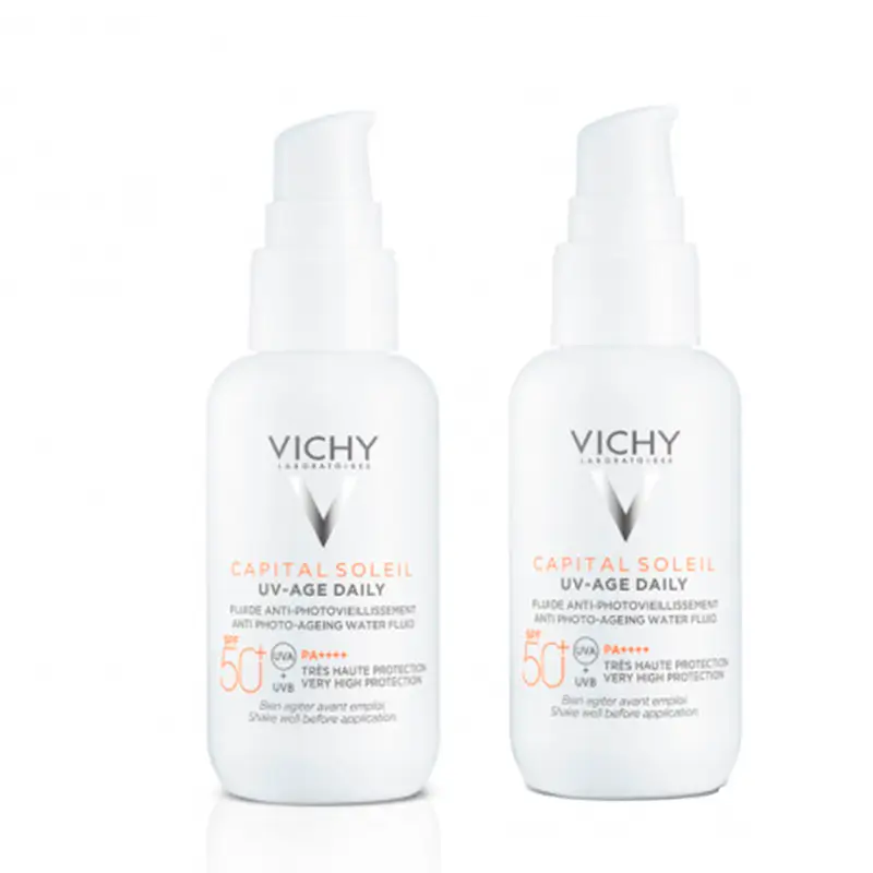 Vichy Capital Soleil Uv-Age-Daily SPF 50   2 x 40 ml