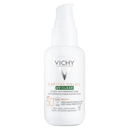 Vichy  Capital Soleil Uv Clear Fluido Fotoprotector Diario Spf50+ , 40 ml