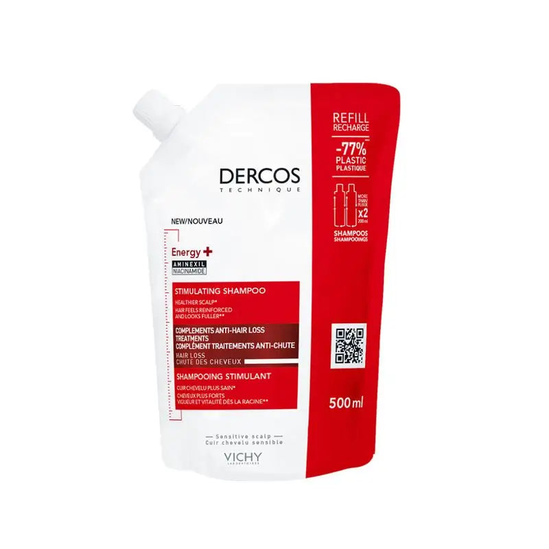 Vichy Dercos Champú Ecorefill Energy+ 500Ml