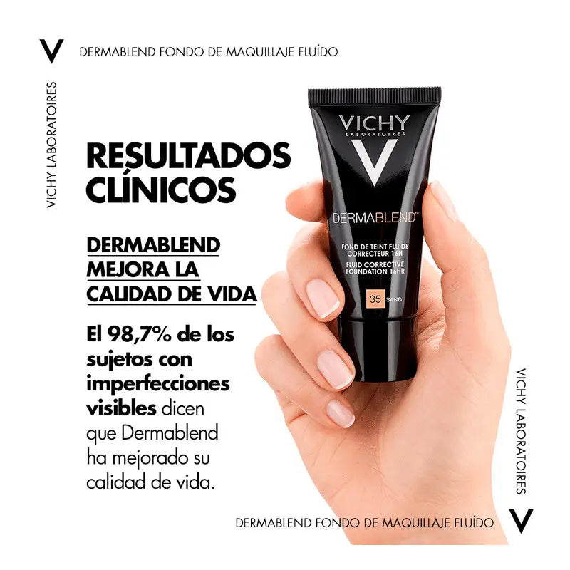 Vichy Dermablend Fluido Corrector Nº 35 Sand 30 ml