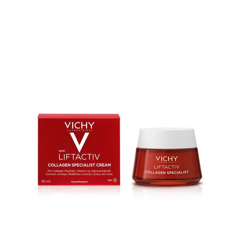 Vichy Liftactiv Collagen Crema Día Antiarrugas, 50 ml