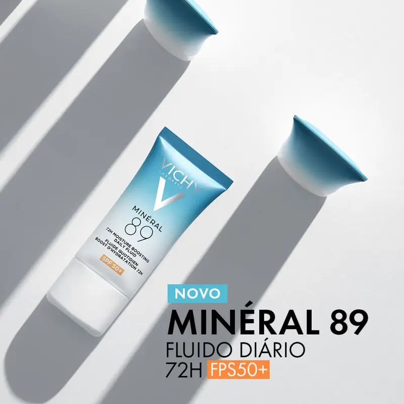 Vichy Minéral 89 Fluido Diario Hidratante 72H Spf50+, 50 ml