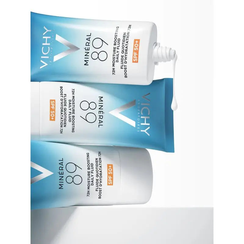 Vichy Minéral 89 Fluido Diario Hidratante 72H Spf50+, 50 ml