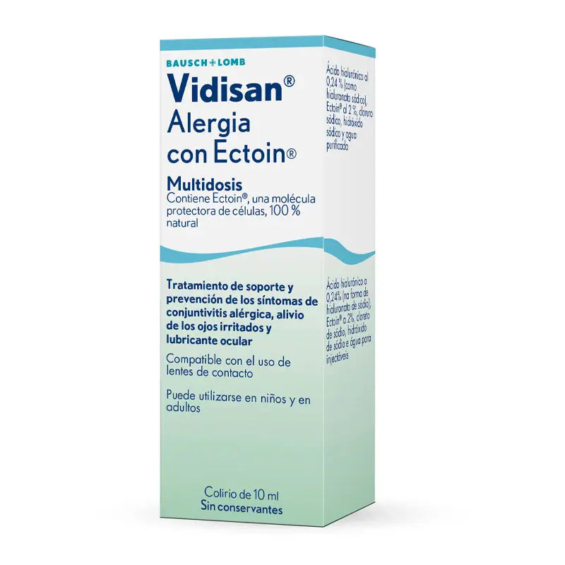 Bausch & Lomb Vidisan Alergia Colirio Ojos Irritados 10 ml