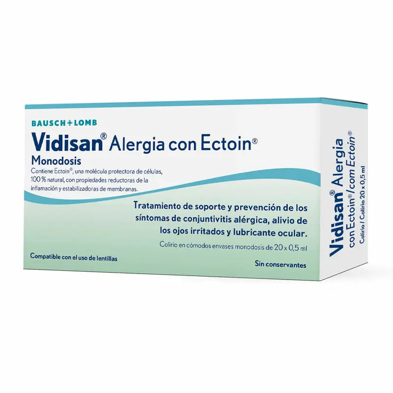 Vidisan Alergia con Ectoin, 20 Monodosis