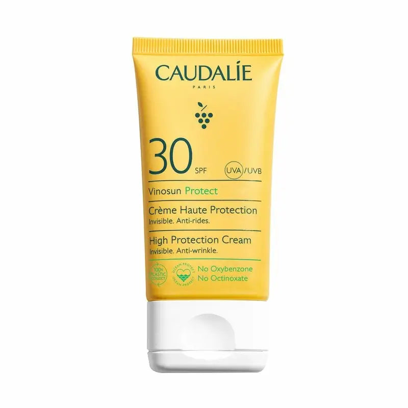 Caudalie Vinosun Protect Crema de Alta Protección SPF30, 50 ml