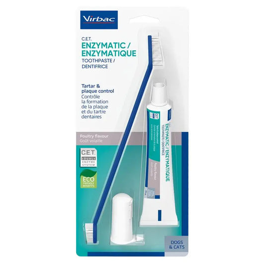 Virbac Cet Kit Cepillo + Dentifrico Enzimatico 70 gr