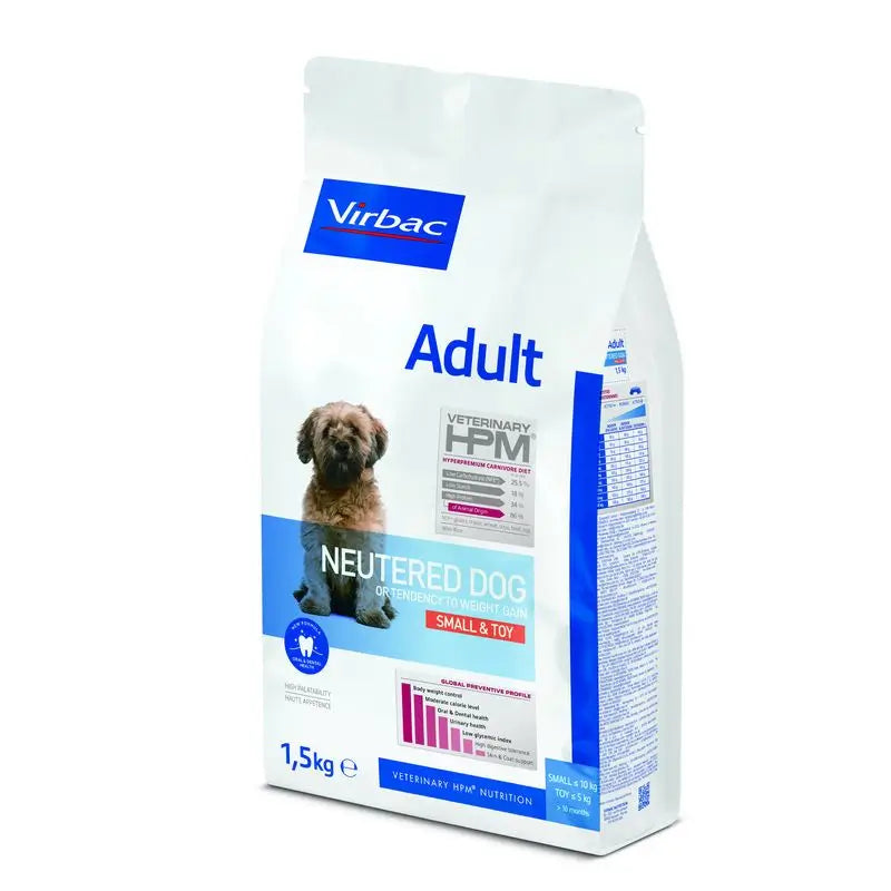 Virbac Hpm Adult Dog Neutered Small & Toy 1,5kg, pienso para Perros