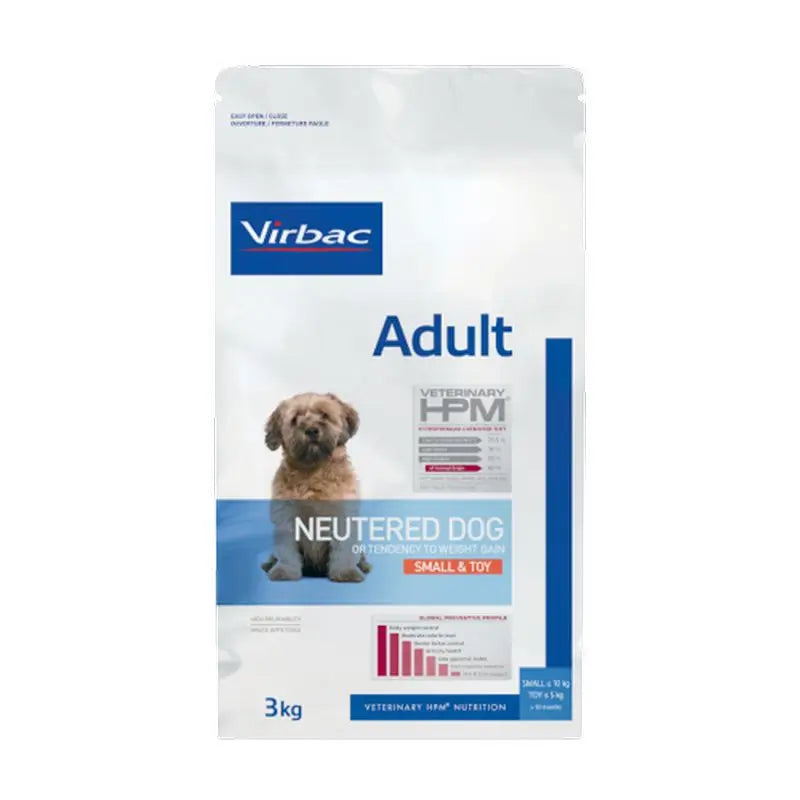 Virbac Hpm Adult Dog Neutered Small & Toy 3kg, pienso para Perros