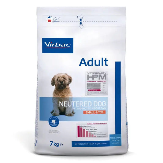 Virbac Hpm Adult Dog Neutered Small & Toy 7kg, pienso para Perros