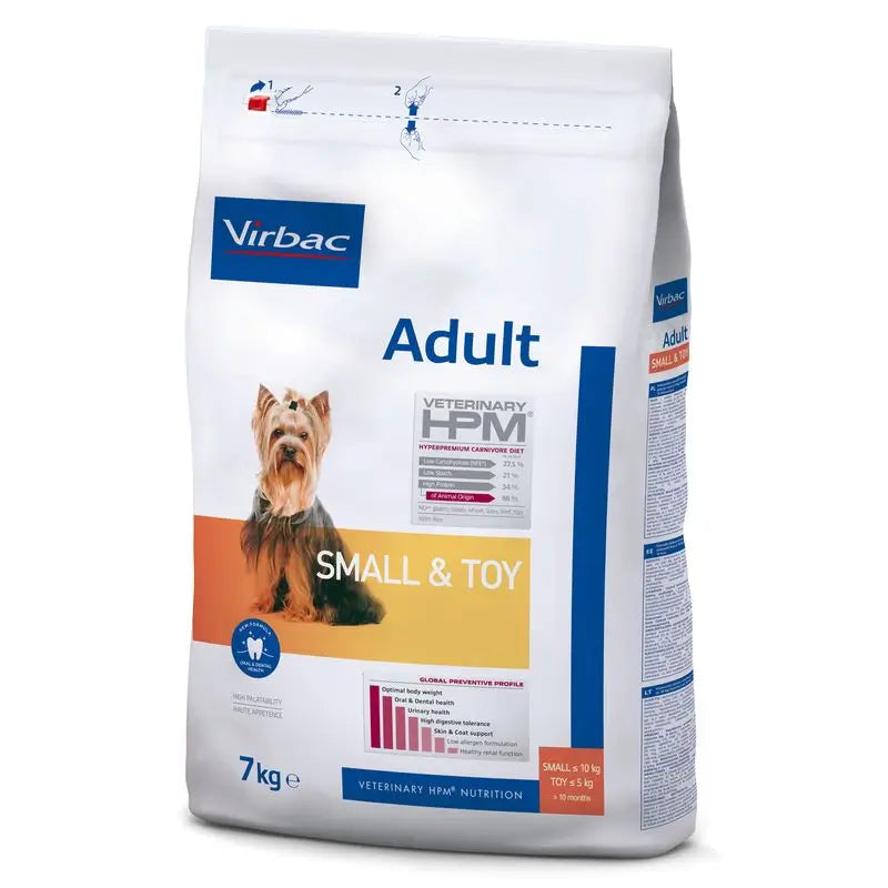 Virbac Hpm Adult Dog Small & Toy 7kg, pienso para Perros