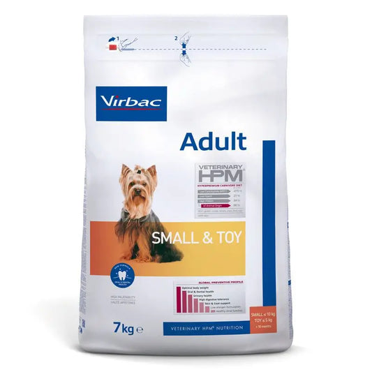 Virbac Hpm Adult Dog Small & Toy 7kg, pienso para Perros