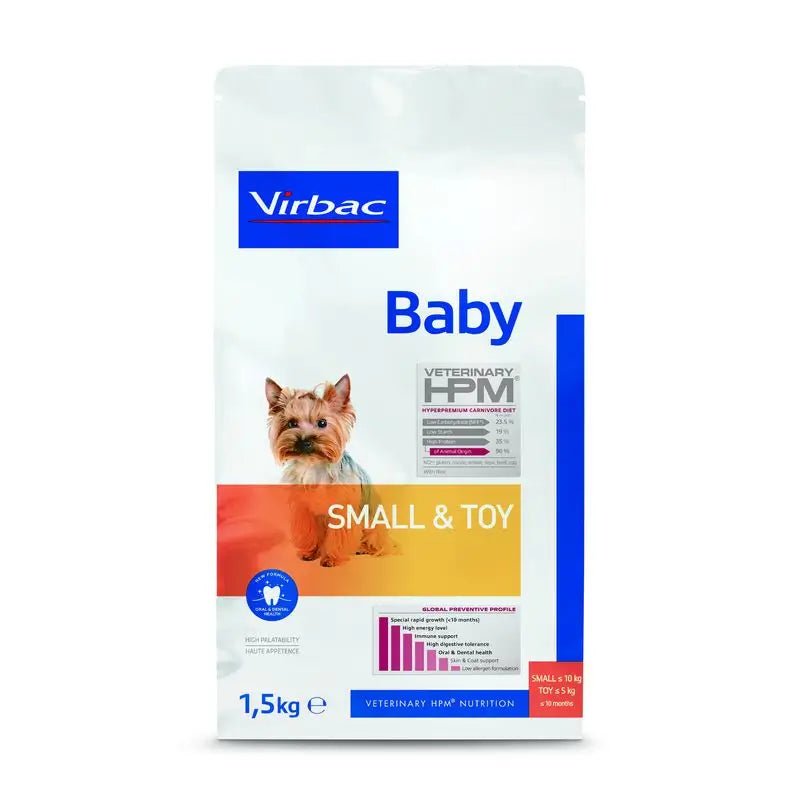 Virbac Hpm Baby Dog Small & Toy 1,5kg, pienso para Perros