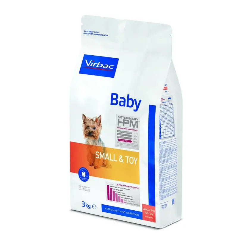 Virbac Hpm Baby Dog Small & Toy 3kg, pienso para Perros