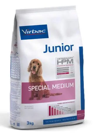 Virbac Hpm Canine Junior Medium Special 12Kg, pienso para perros