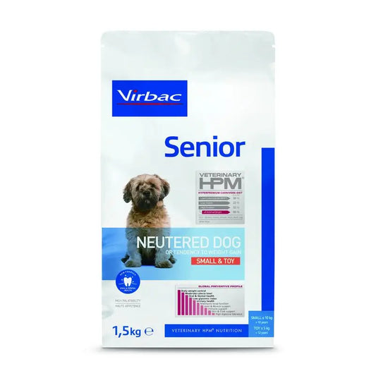 Virbac Hpm Senior Dog Neutered Small & Toy 1,5kg, pienso para Perros