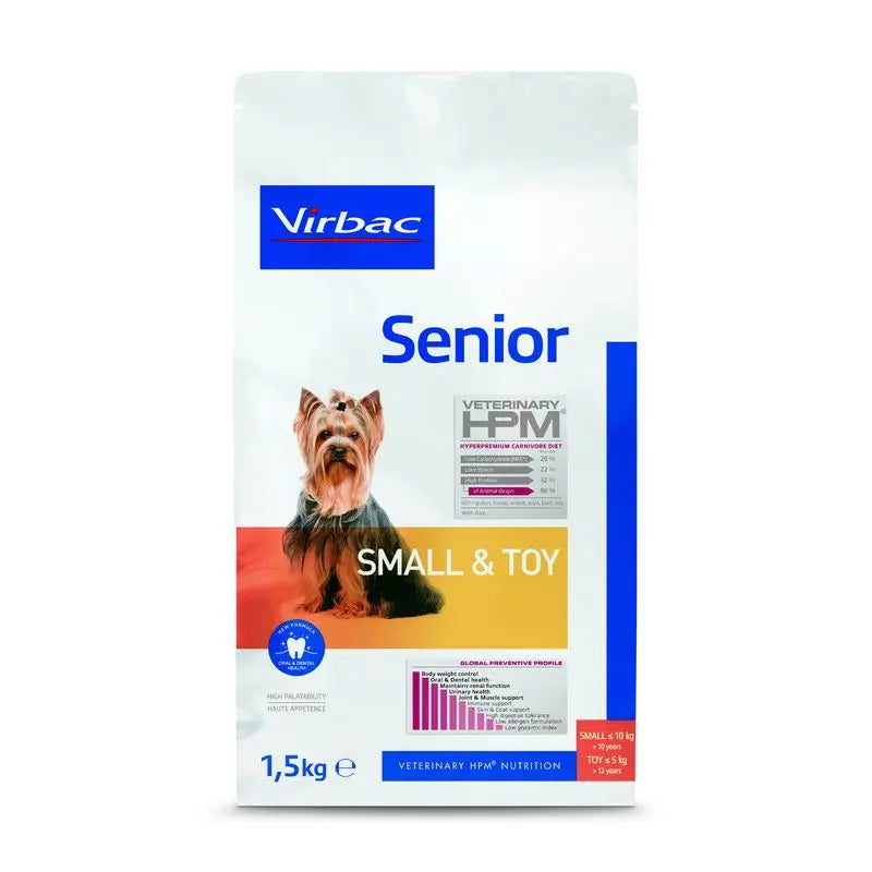 Virbac Hpm Senior Dog Small & Toy 1,5kg, pienso para Perros